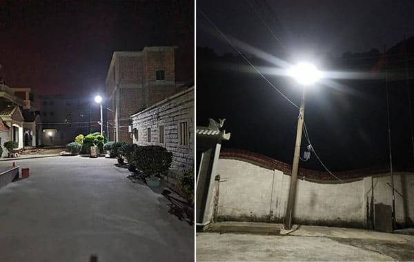 100 Sets of 100w Led Street Lights to Illuminate Country Roads
