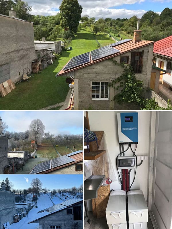 5.5kw Off-grid Solar Power System in Slovakia