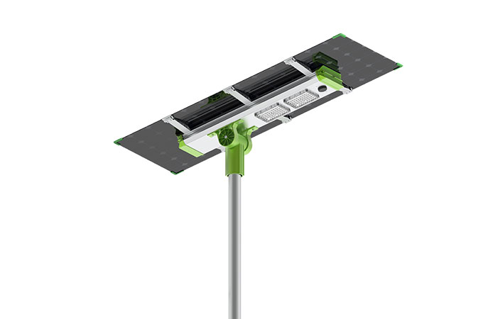 150w 200w Double-sided Panel Split Solar Street Light (SLX)