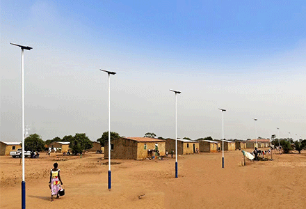 solar led street light all in one