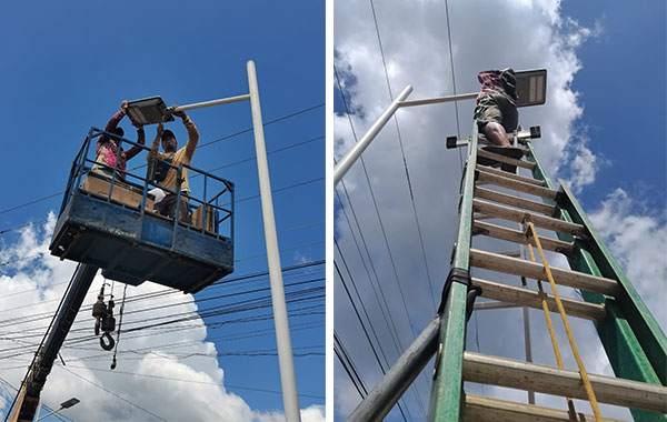 The Philippines Purchased and Installed ISSLC Solar Street Lights