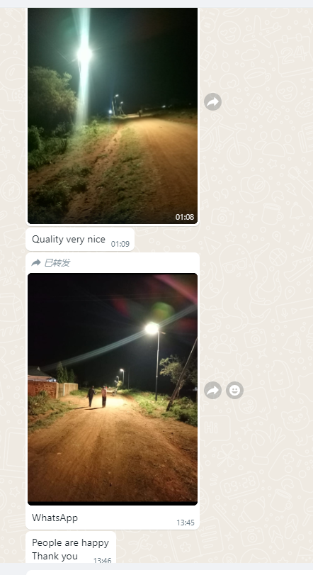 76 Sets of SLV Solar Street Lights in Kenya