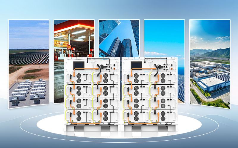 114KWH 50KW Commercial High-Voltage Lithium Battery Advantages