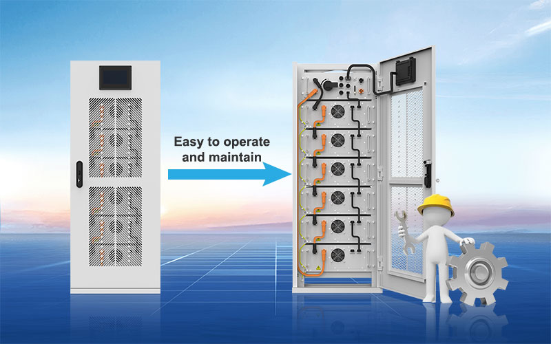 60KWH 30KW High-Voltage Commercial Lithium Battery Advantages