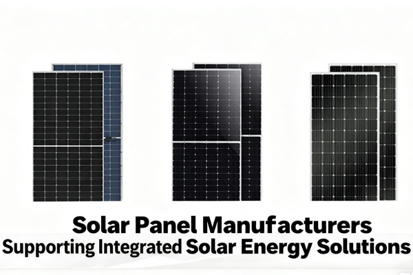 Solar Panel Manufacturers Supporting Integrated Solar Energy Solutions