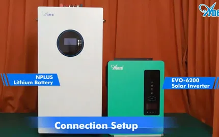 Підключення та тестування продуктивності інвертора Anern EVO-6200 та літієвої батареї Nplus