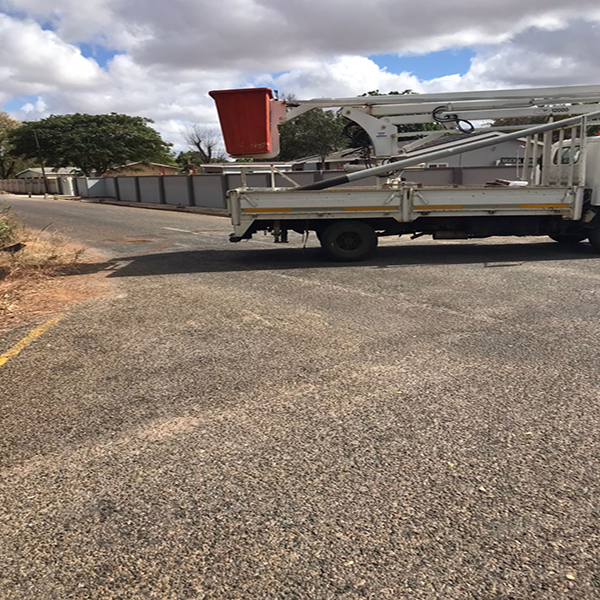 Anern SLZ-150W Solar Street Lights Installed at 9.5M in Botswana