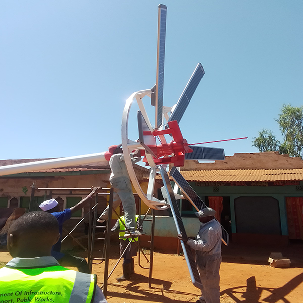 Kenya 20m Pole Solar Corridor Lighting Upgrade with Anern SLV 150W Kenya 20m Pole Solar Corridor Lighting Upgrade with Anern SLV 150W