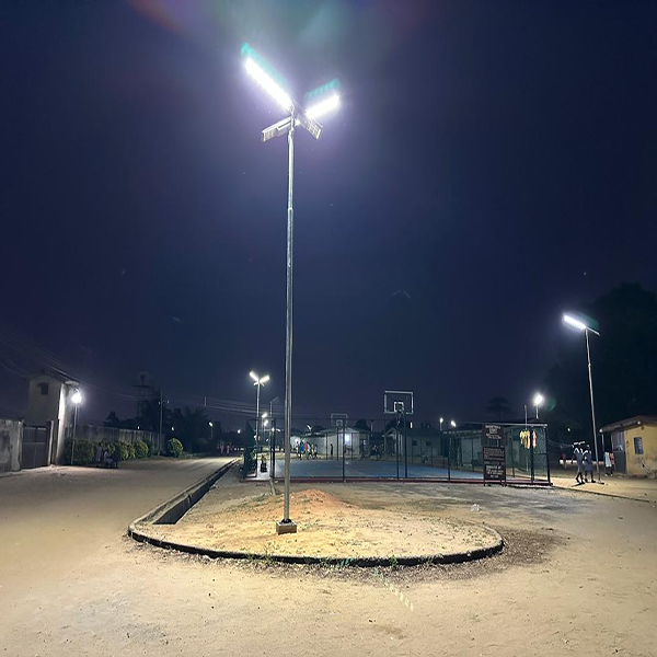 Anern SLV2‑120W Solar Street Lights in Nigeria