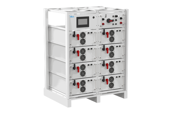114KWH 50KW Комерційна високовольтна літієва батарея